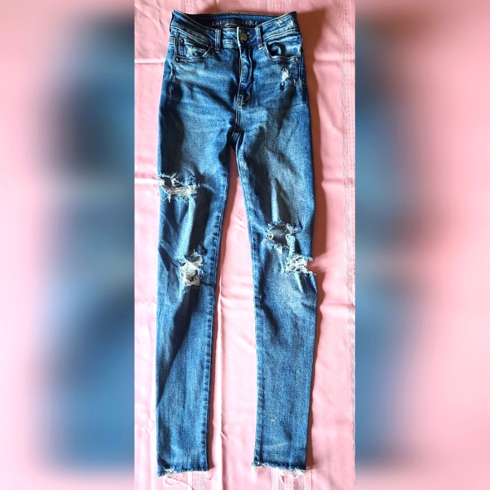American Eagle Super Stretch Jeans sz 00 Women's